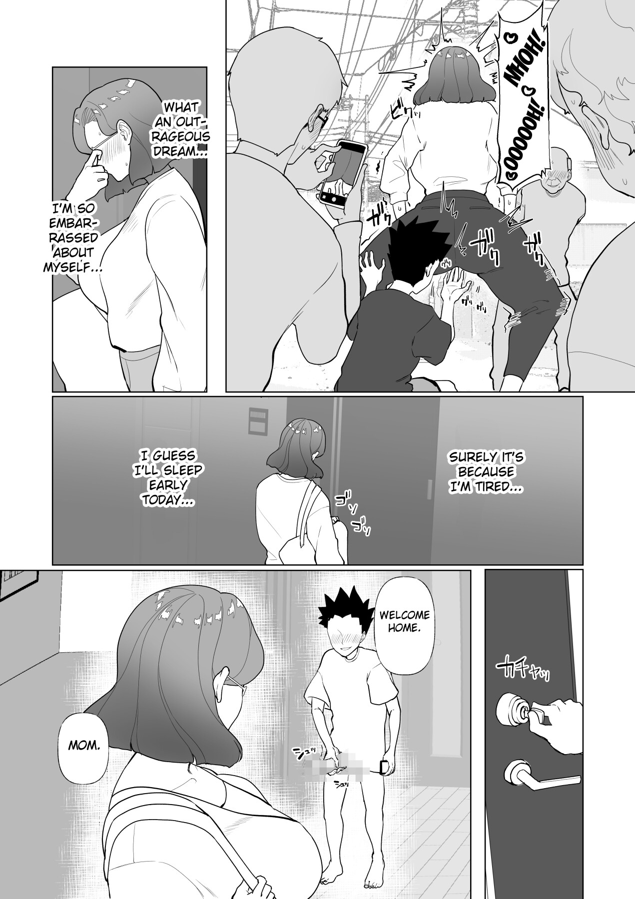 Hentai Manga Comic-Hypnotic mom and naughty son!-Read-32